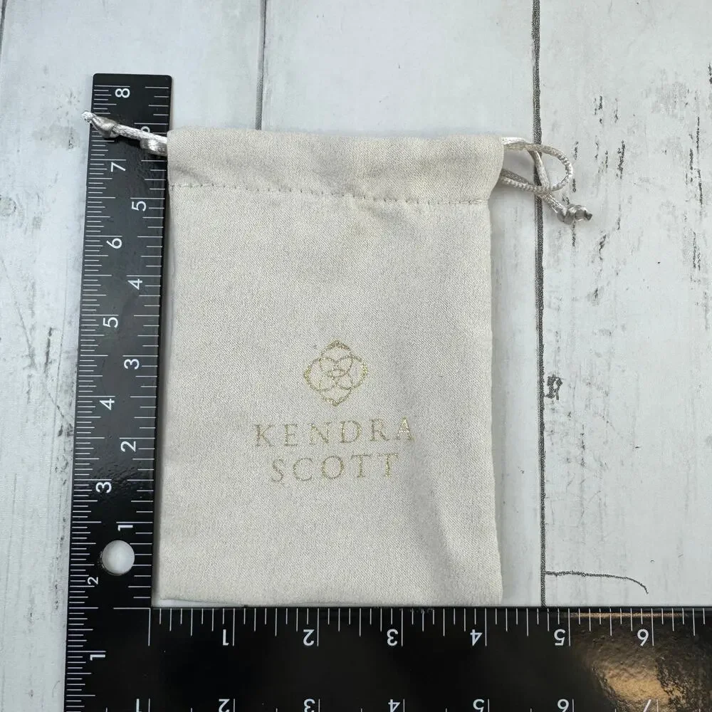 Kendra Scott Yellow Gift Box with Bow and Jewelry Dust Bag Present